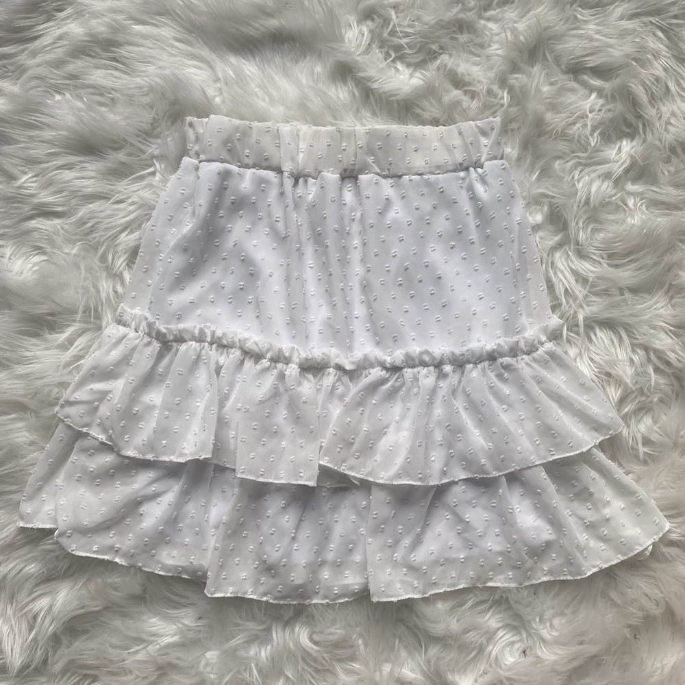 Small Poof New York Ruffle Mini Skirt